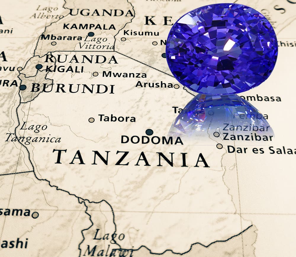 Tanzanite Map