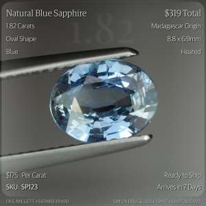 1.82CT Blue Sapphire