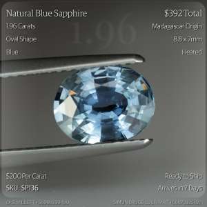 1.96CT Blue Sapphire