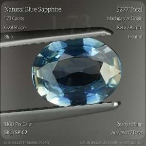 1.73CT Blue Sapphire