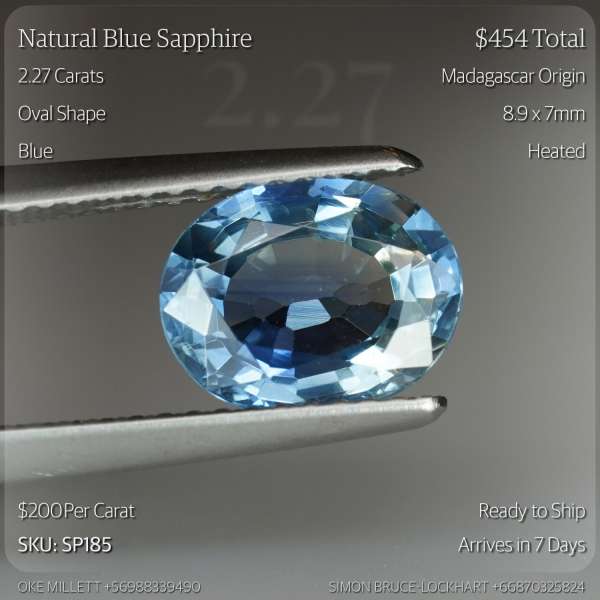 2.27CT Blue Sapphire