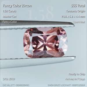 1.58CT Fancy Color Zircon