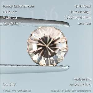 1.36CT Fancy Color Zircon