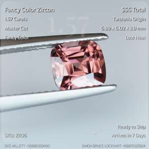1.57CT Fancy Color Zircon