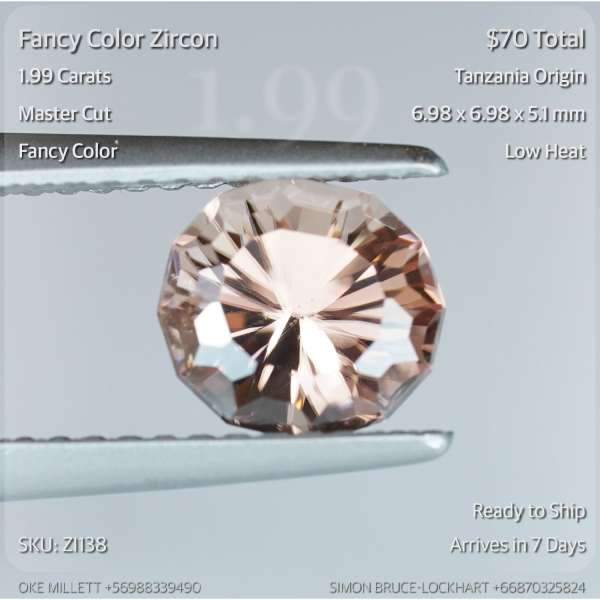 1.99CT Fancy Color Zircon