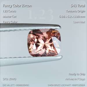 1.23CT Fancy Color Zircon