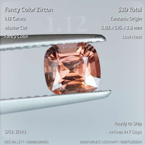 1.12CT Fancy Color Zircon