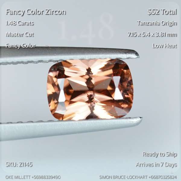 1.48CT Fancy Color Zircon