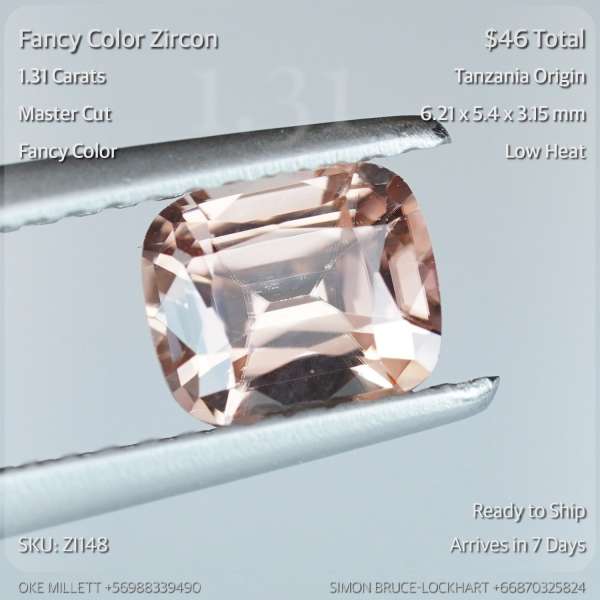 1.31CT Fancy Color Zircon