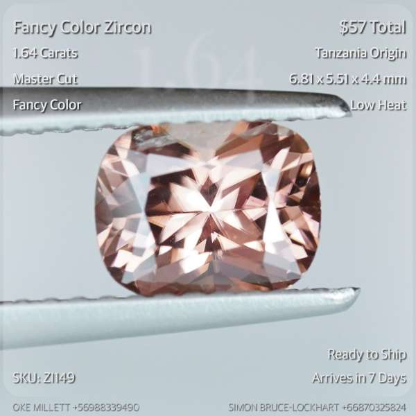 1.64CT Fancy Color Zircon