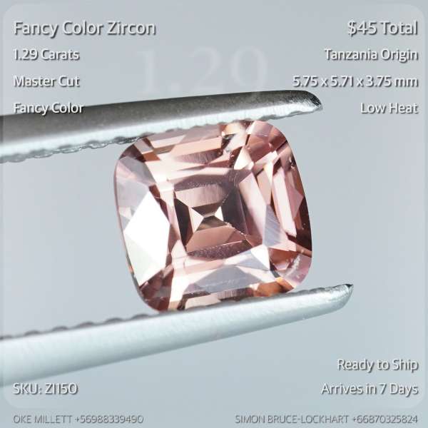 1.29CT Fancy Color Zircon