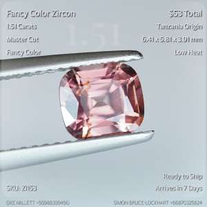 1.51CT Fancy Color Zircon