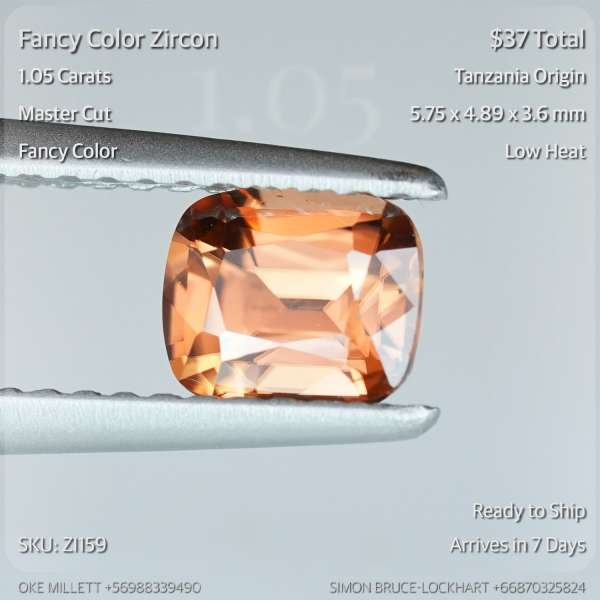 1.05CT Fancy Color Zircon