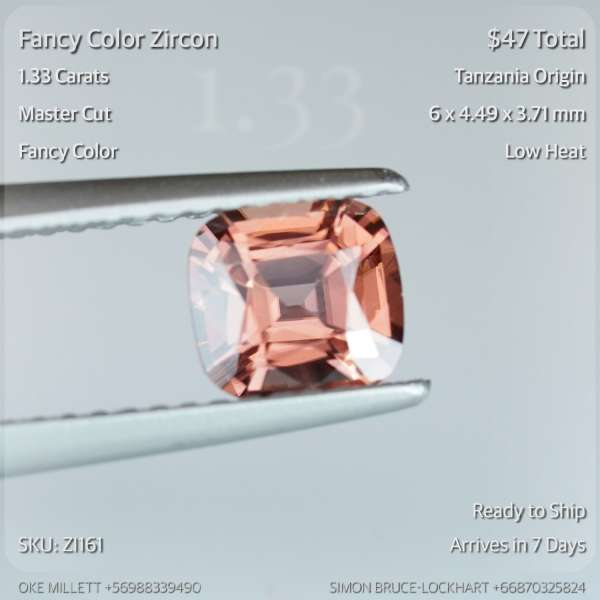 1.33CT Fancy Color Zircon