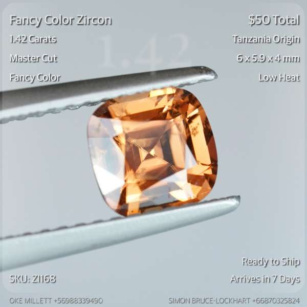 1.42CT Fancy Color Zircon