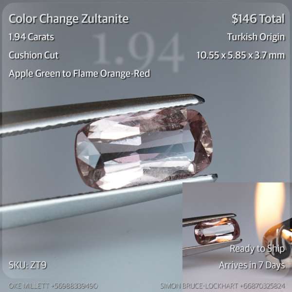 1.94CT Color Change Zultanite